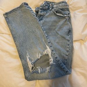 Abercrombie & Fitch curve love high rise dad Jean